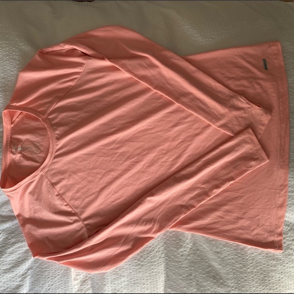 Pink Long Sleeve Workout Top - Picture 2 of 4